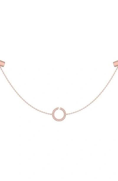 Luvmyjewelry Avani Skyline Diamond Station Necklace In Gold