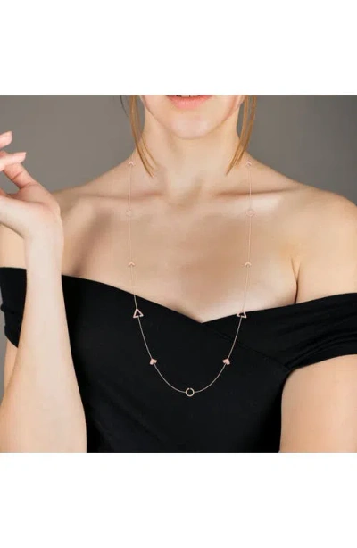 Luvmyjewelry Avani Skyline Diamond Station Necklace In Gold