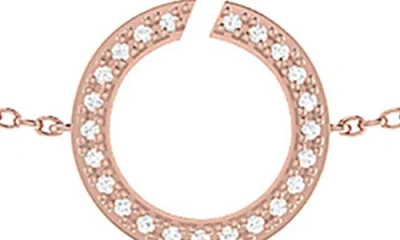 Luvmyjewelry Avani Skyline Diamond Station Necklace In Gold