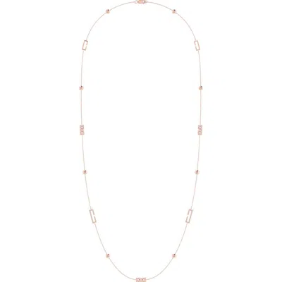 Luvmyjewelry Home Traffic Light Diamond Station Necklace In Metallic