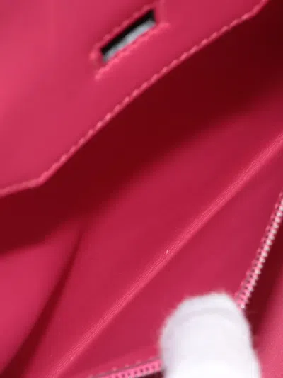 Pre-owned Hermes 2021 Toile H And Swift Fray Fray Birkin 35 Handbag In Pink