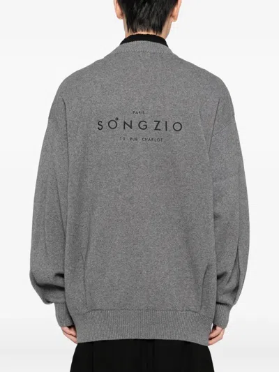 Songzio Origin Paris Cardigan In Gray