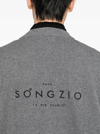 Songzio Origin Paris Cardigan In Gray