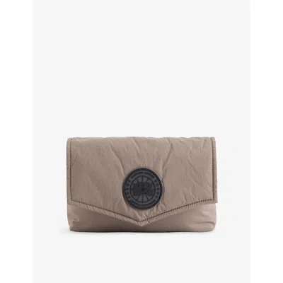 Canada Goose Mens Taupe Grey- Gris Taupe Enduralux Mini Padded Waistpack
