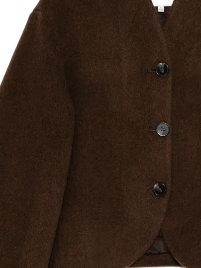 Reformation Owen Jacket In Brown