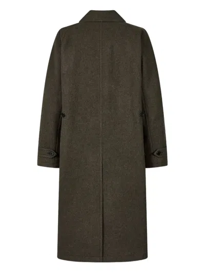 Studio Tomboy Buttoned-fastening Coat In Brown