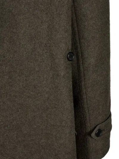 Studio Tomboy Buttoned-fastening Coat In Brown