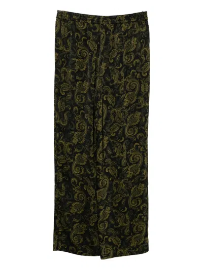 佩斯理印花长裤