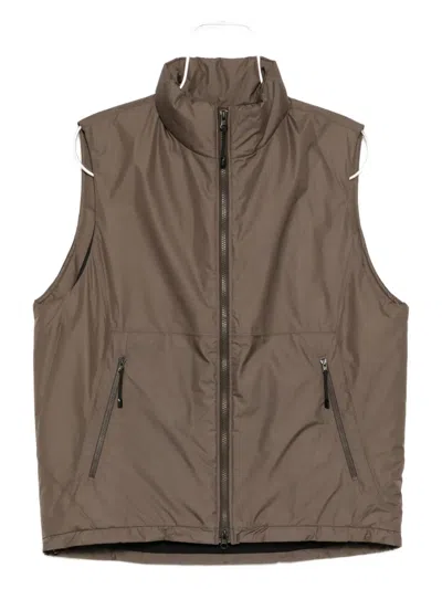 Goldwin Gore-tex Gilet In Brown
