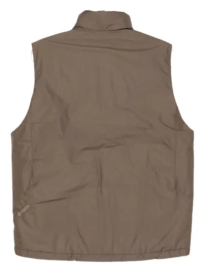 Goldwin Gore-tex Gilet In Brown