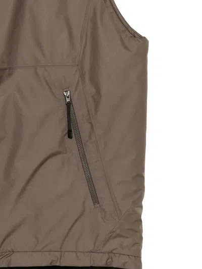 Goldwin Gore-tex Gilet In Brown