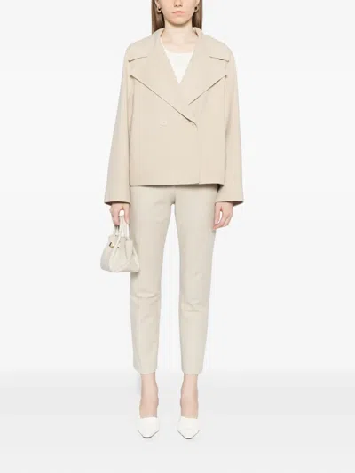 Joseph Coleman Trousers In Neutral
