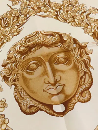 Pre-owned Hermes 1986-1998 Kosmima Silk Scarf 90 Scarves In Red