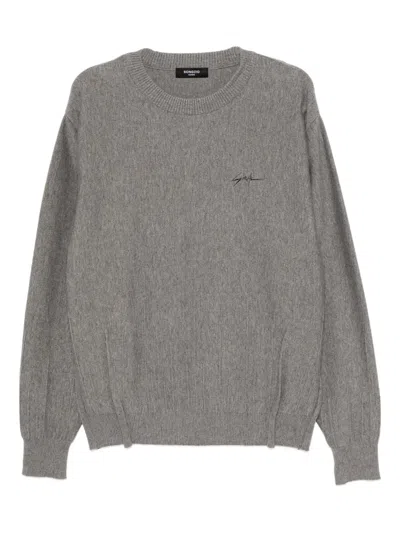 Songzio Edge Fold Jumper In Gray