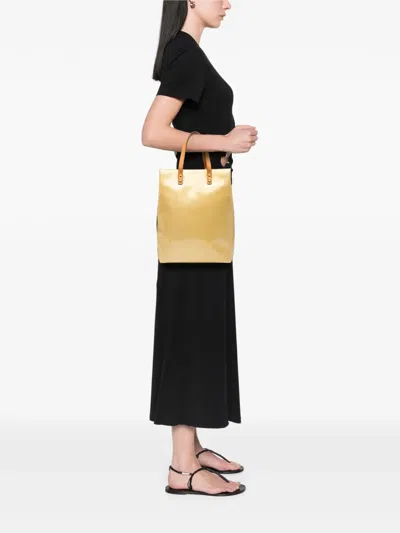 Pre-owned Louis Vuitton 2001 Monogram Vernis Reade Mm Tote Bag In Brown