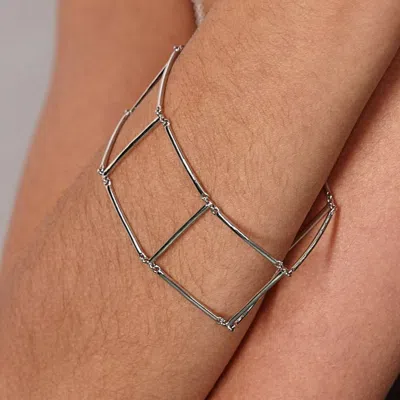 Lucy Quartermaine Women's Silver Egyptian Bracelet In Metallic