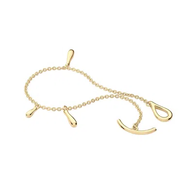 Lucy Quartermaine Women's Drop Bracelet Gold Vermeil In Gold