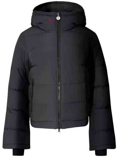 Perfect Moment Polar Flare Down Jacket Xl In Black