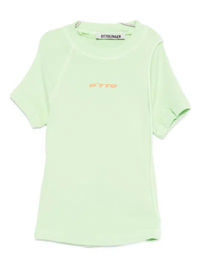 Ottolinger Logo-print T-shirt In Green