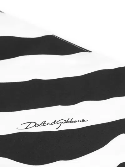 Dolce & Gabbana Kissenbezug Mit Animal-print (2er-set) In White