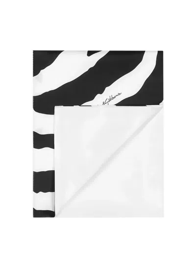 Dolce & Gabbana Kissenbezug Mit Animal-print (2er-set) In White