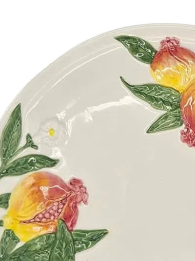 Les-ottomans Pomegranate Platzteller Mit Prägung (33cm) In Multi