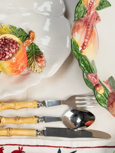 Les-ottomans Tableware Multicolor Uni In White