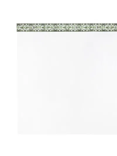 Dolce & Gabbana Satinlaken Mit Maiolica-print (300cm X 300cm) In White