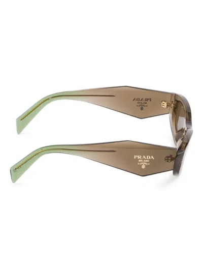 Prada Symbole Sunglasses In Brown