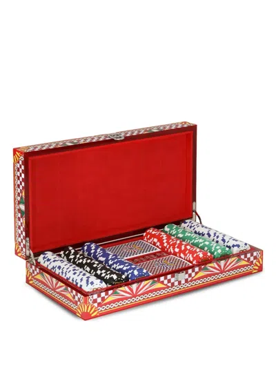 Dolce & Gabbana Dekoriertes Poker-set (39,7cm X 20cm) In Multi