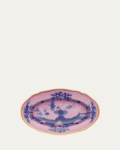 Ginori 1735 Oriente Italiano Trinket Tray In Blue