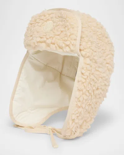 Moncler Teddy Aviator Hat In Brown