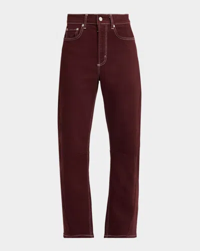 Rails Samo High Rise Barrel Leg Jeans In Chocolate In Brown