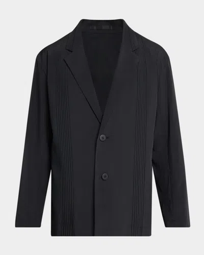 Issey Miyake Men's Air Pleats Jacket In Black