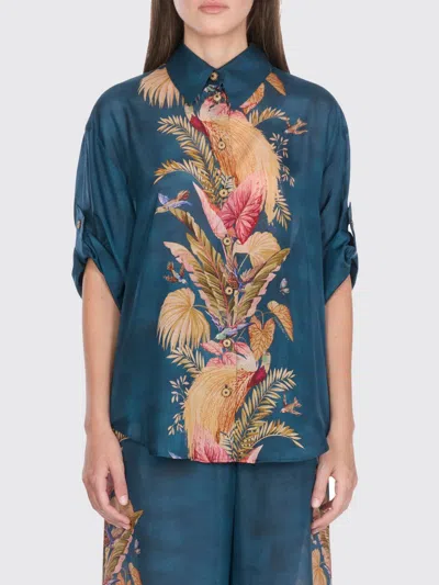 Zimmermann Ascension Relaxed Shirt In Multi
