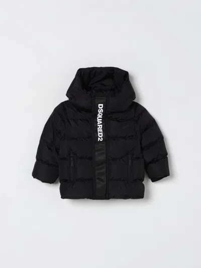 Dsquared2 Jacket  Kids Color Black In Animal Print
