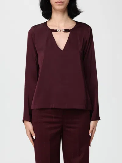 Hanita Top  Woman Color Burgundy In Burgundy