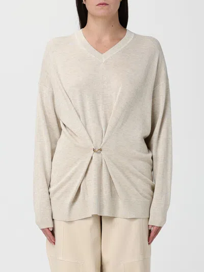 Isabel Marant Étoile Relaxed Fit Twisted Detail Pullover In Gray