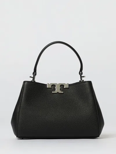 Tory Burch Eleanor Mini Leather Handbag In Black