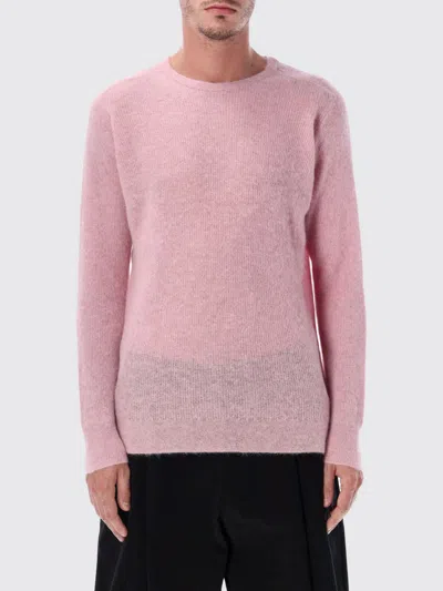 Auralee Luxurious Alpaca Knit Sweater In Pink
