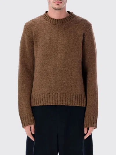 Studio Nicholson Loris Yak And Merino Wool High-neck Knit In Brown