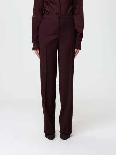 Twinset Pants  Woman Color Violet In Brown