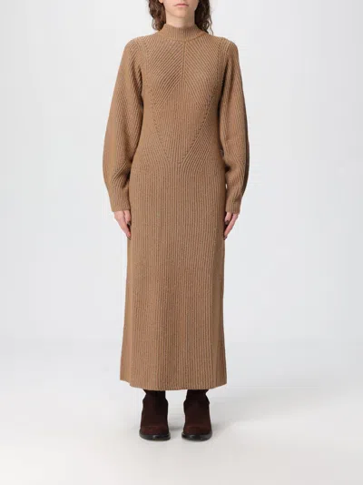 Twinset Dress  Woman Color Brown In Brown