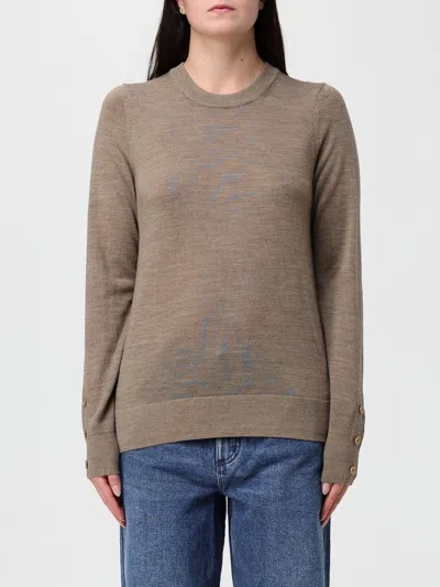 Michael Kors Merino Wool Sweater In Brown