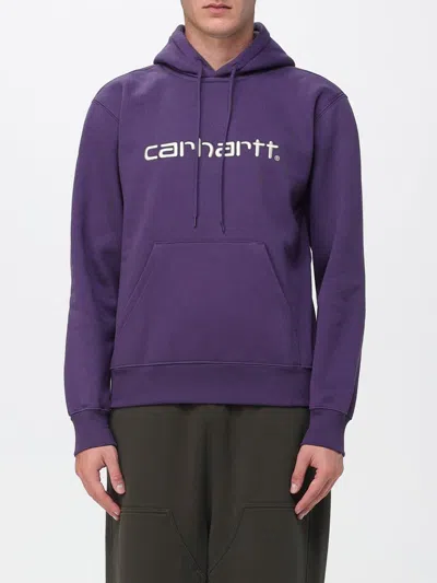 Carhartt Hooded Sweatshirt Featuring Kangaroo Pocket In Multi