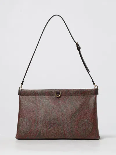 Etro Arnica Mini Shoulder Bag With Paisley Print In Multi