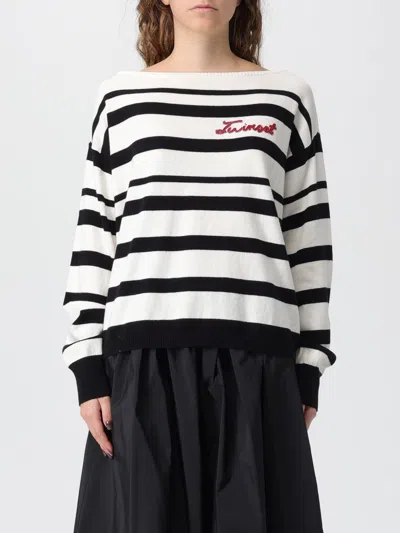 Twinset Stripe-pattern Sweatshirt In Multi