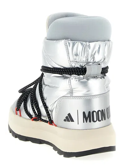 Adidas Originals X Moon Boot Quilted Lace-up Ace Boots In Multi