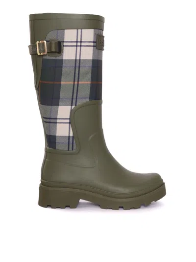 Barbour Dena Tall Welly In Green