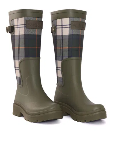 Barbour Dena Tall Welly In Green